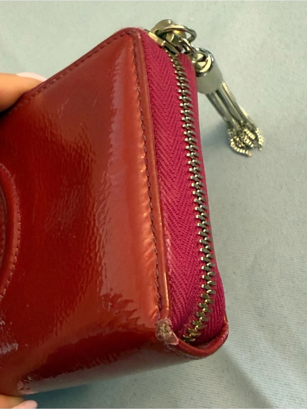 Gucci SoHo Patent Leather Zip Wallet - Picture 7 of 12